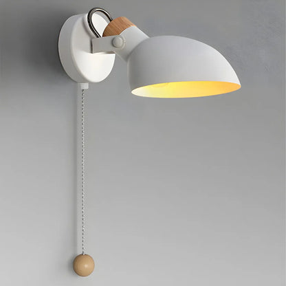 Minimalist Metal Adjustable Vanity Light with Pull Chain for Home