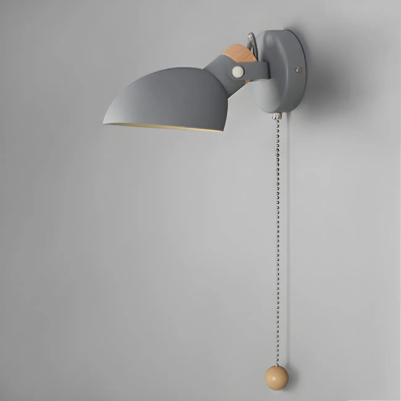 Minimalist Metal Adjustable Vanity Light with Pull Chain for Home