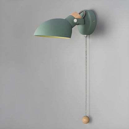 Minimalist Metal Adjustable Vanity Light with Pull Chain for Home