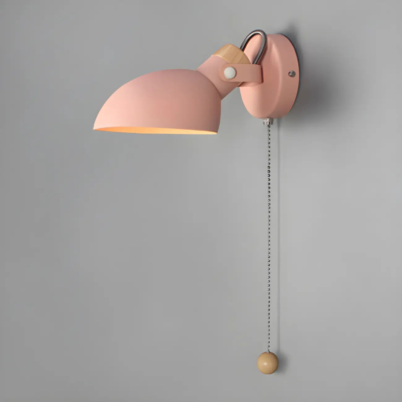 Minimalist Metal Adjustable Vanity Light with Pull Chain for Home