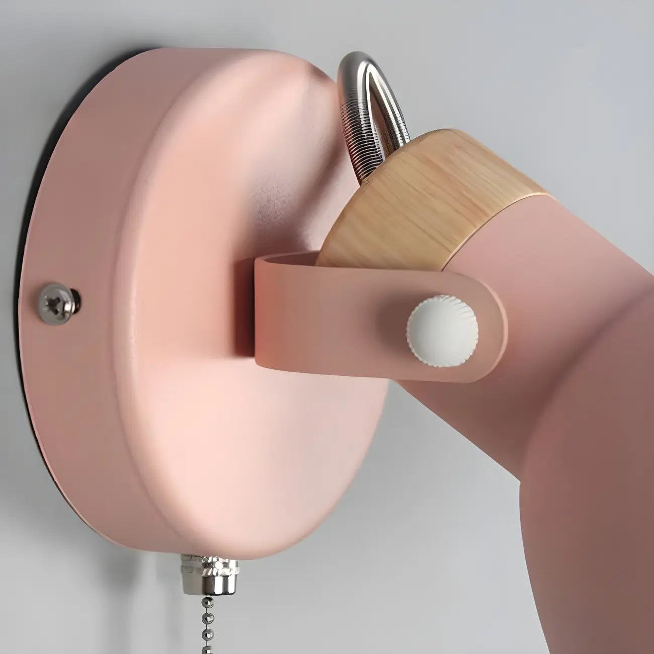 Minimalist Metal Adjustable Vanity Light with Pull Chain for Home