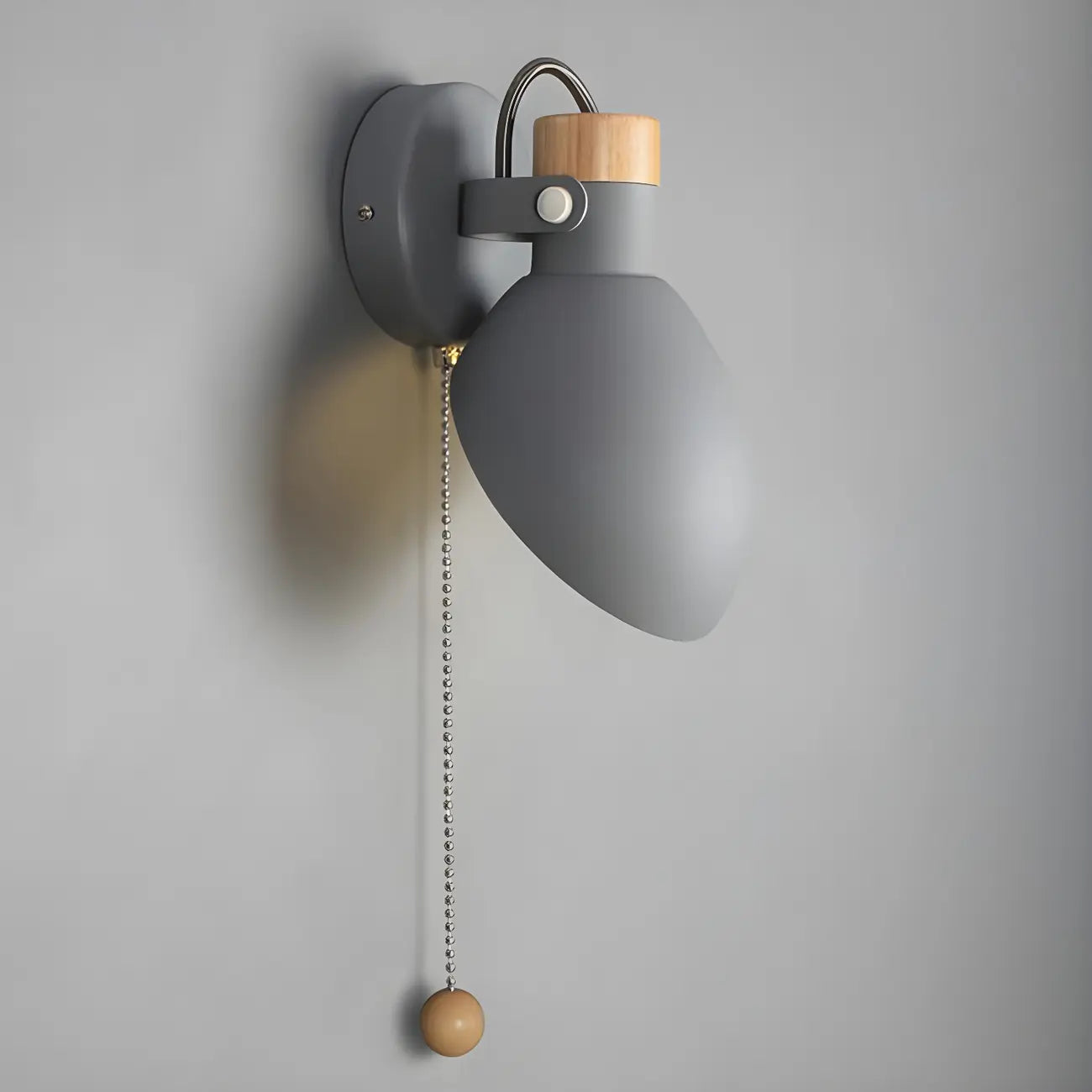 Minimalist Metal Adjustable Vanity Light with Pull Chain for Home