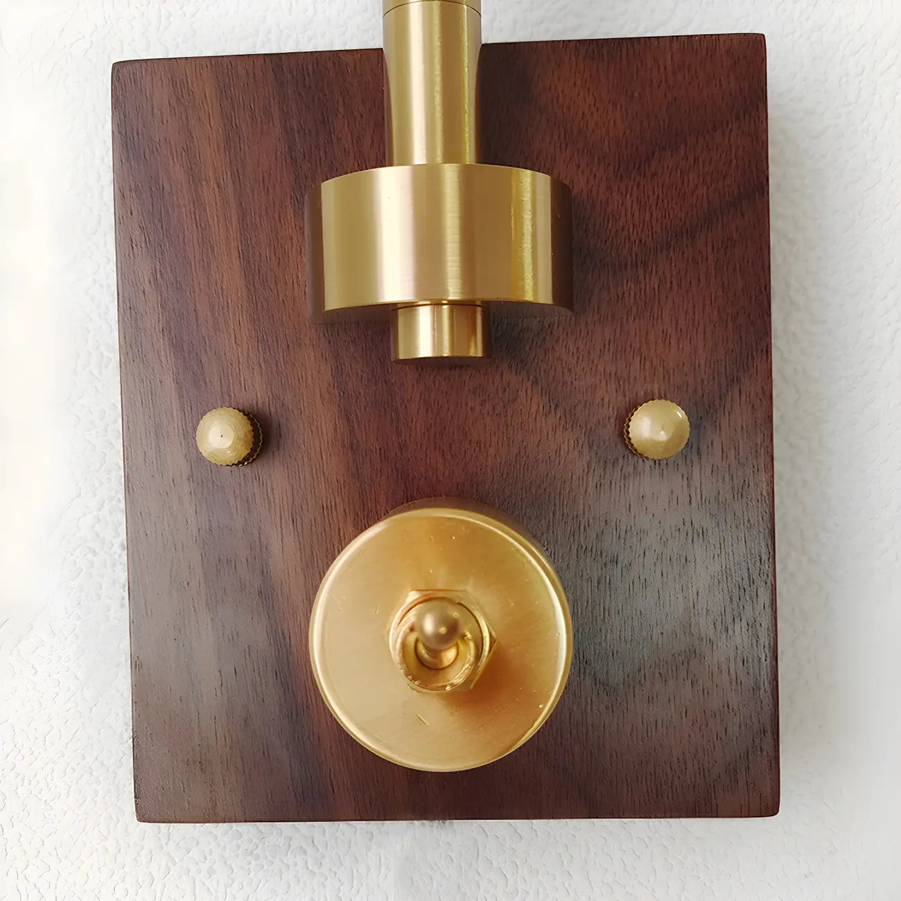 Vintage Brass Glass Adjustable Swing Arm Wall Light