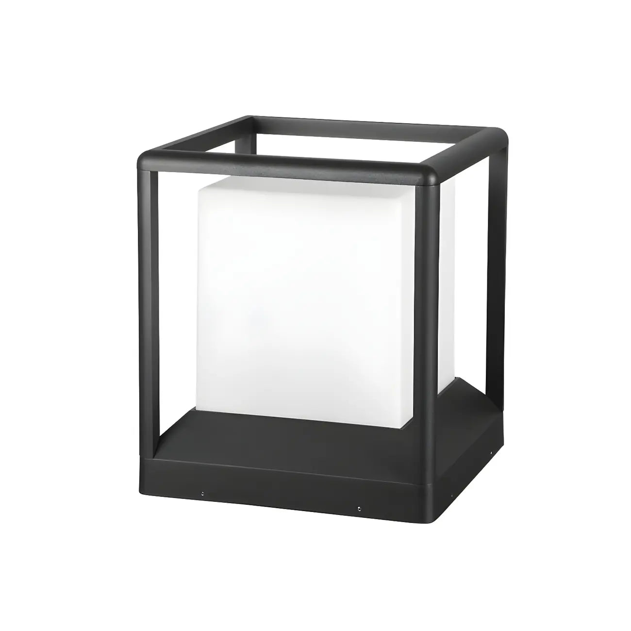 Outdoor Waterproof Metal Cube Post Cap Light
