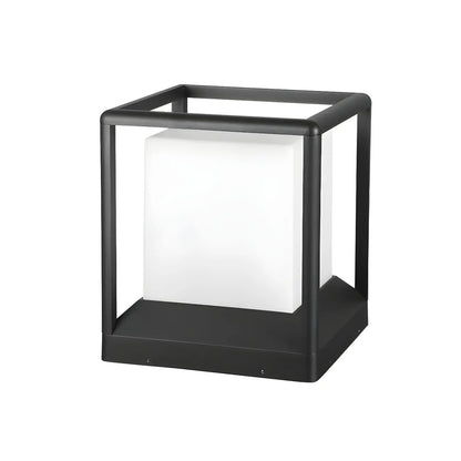 Outdoor Waterproof Metal Cube Post Cap Light