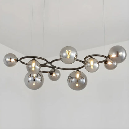 Artistic Modern Globe Glass Island Pendant Lights for Kitchen