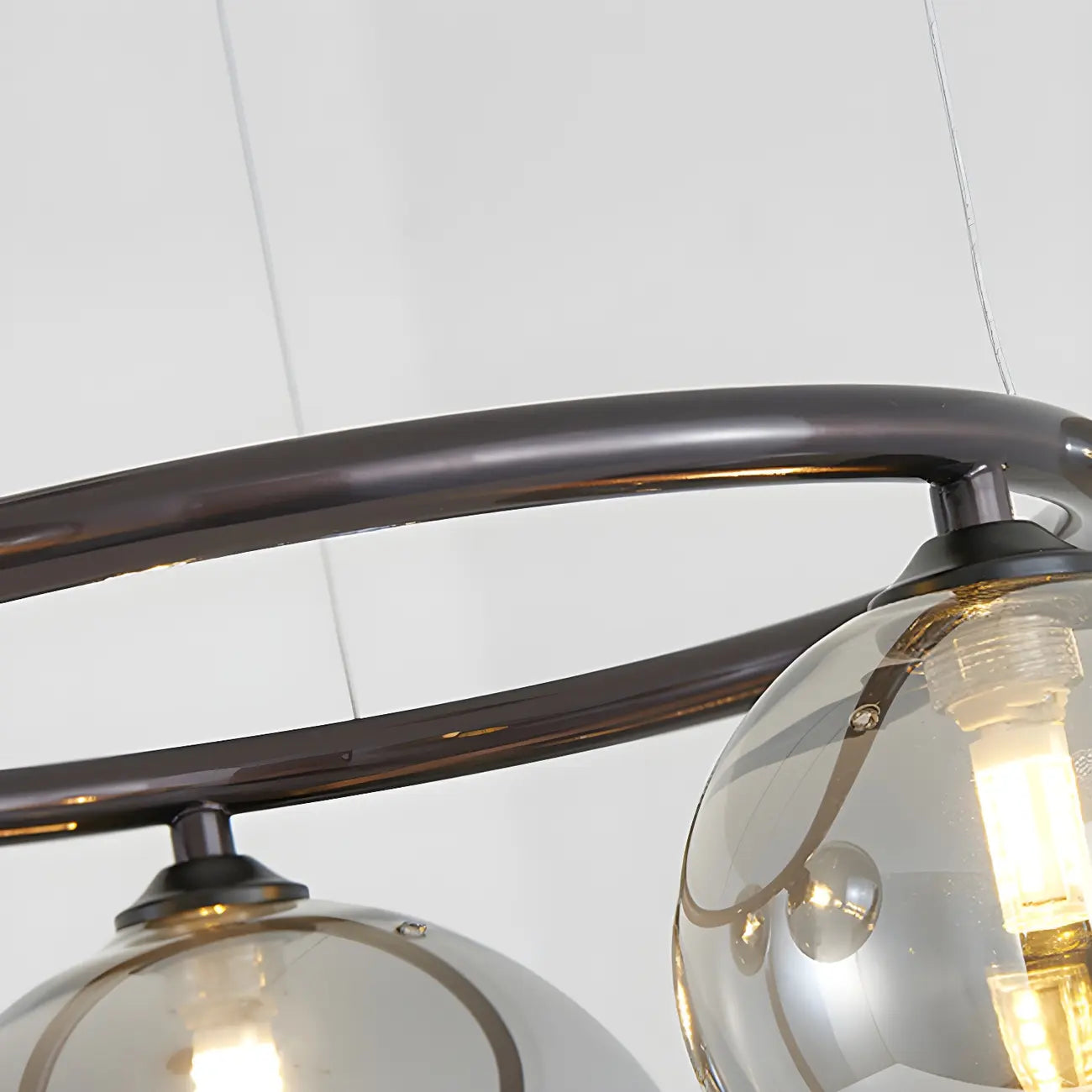 Artistic Modern Globe Glass Island Pendant Lights for Kitchen