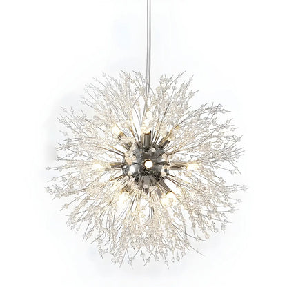Adjustable Modern Gold Crystal Explosion Sputnik Chandelier