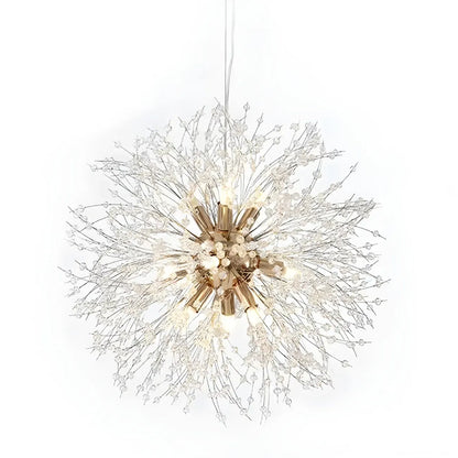 Adjustable Modern Gold Crystal Explosion Sputnik Chandelier