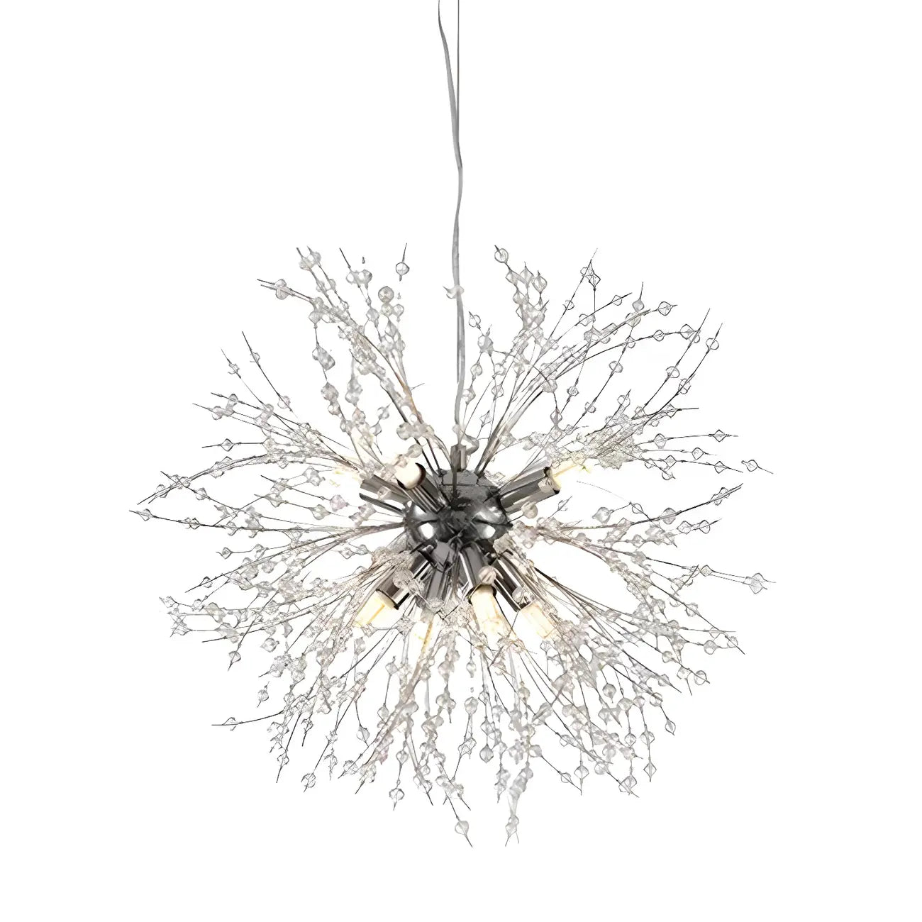 Adjustable Modern Gold Crystal Explosion Sputnik Chandelier